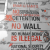 No Immigrant is Illegal Mural